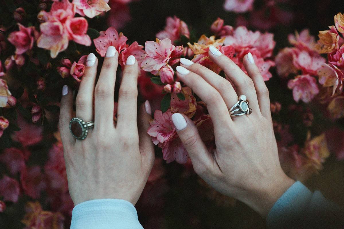 hands in the spring